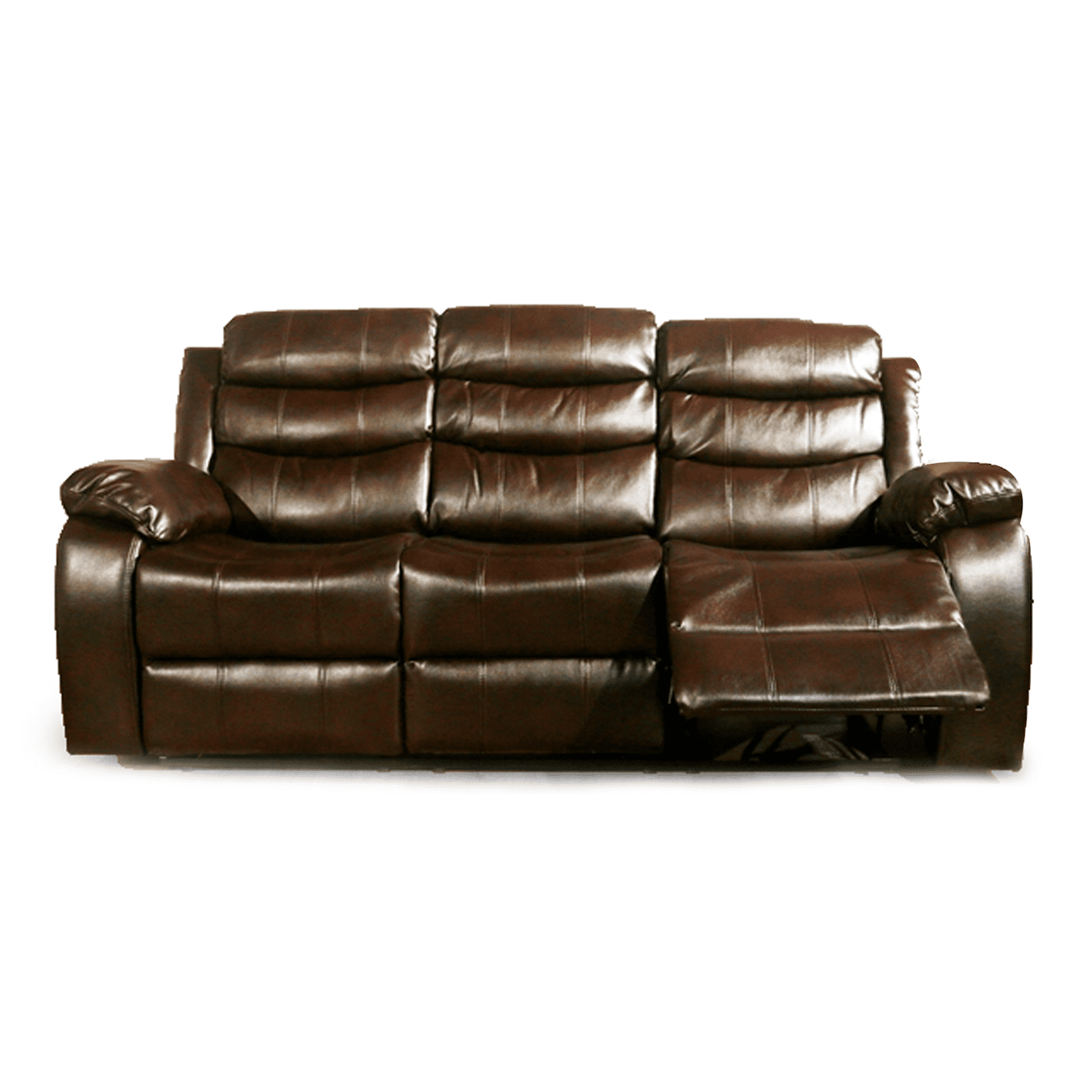Venlo Leather Reclining 3 Seater Sofa - 2