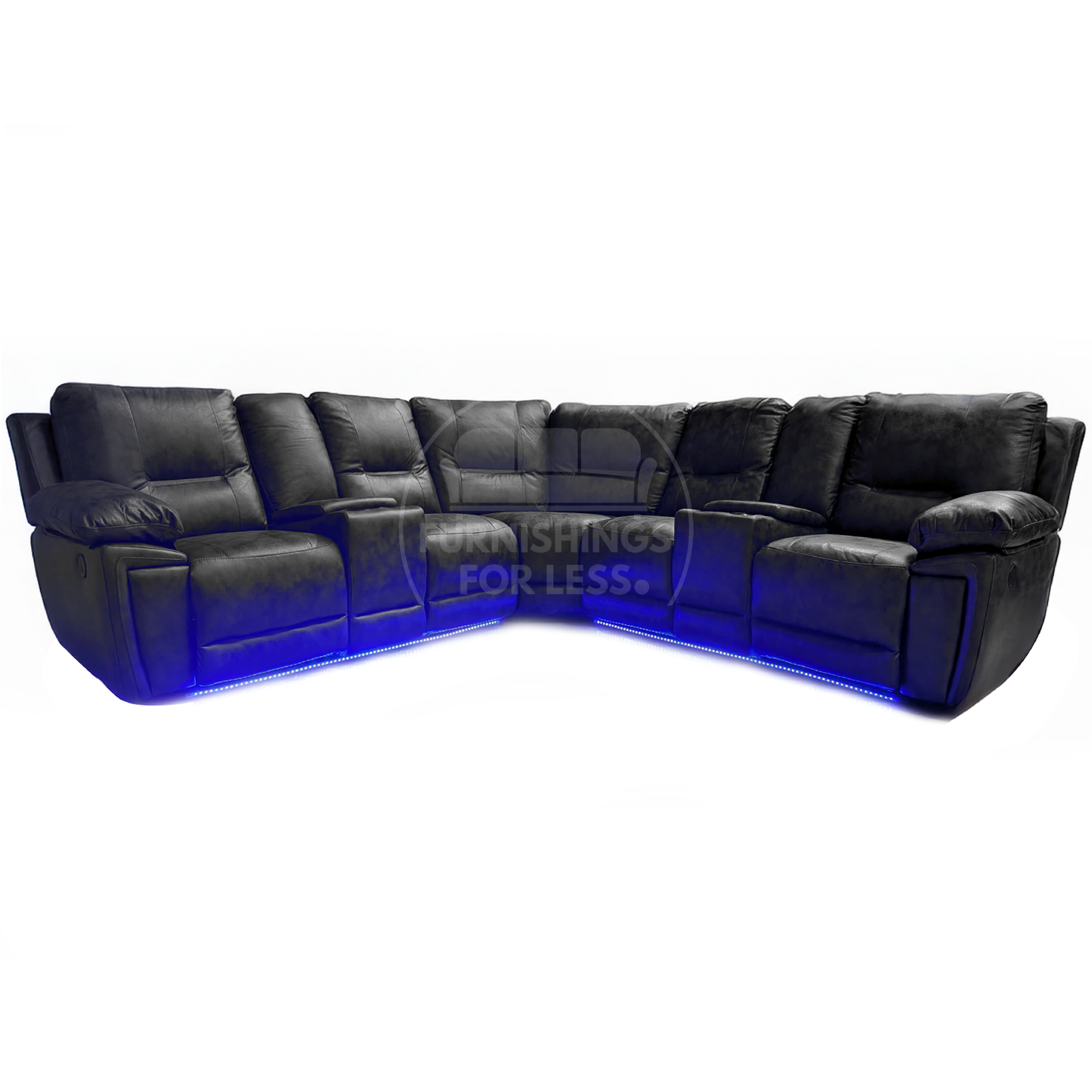 Zara Electric L Shaped 5 Seater Grey Reclining Corner Sofa