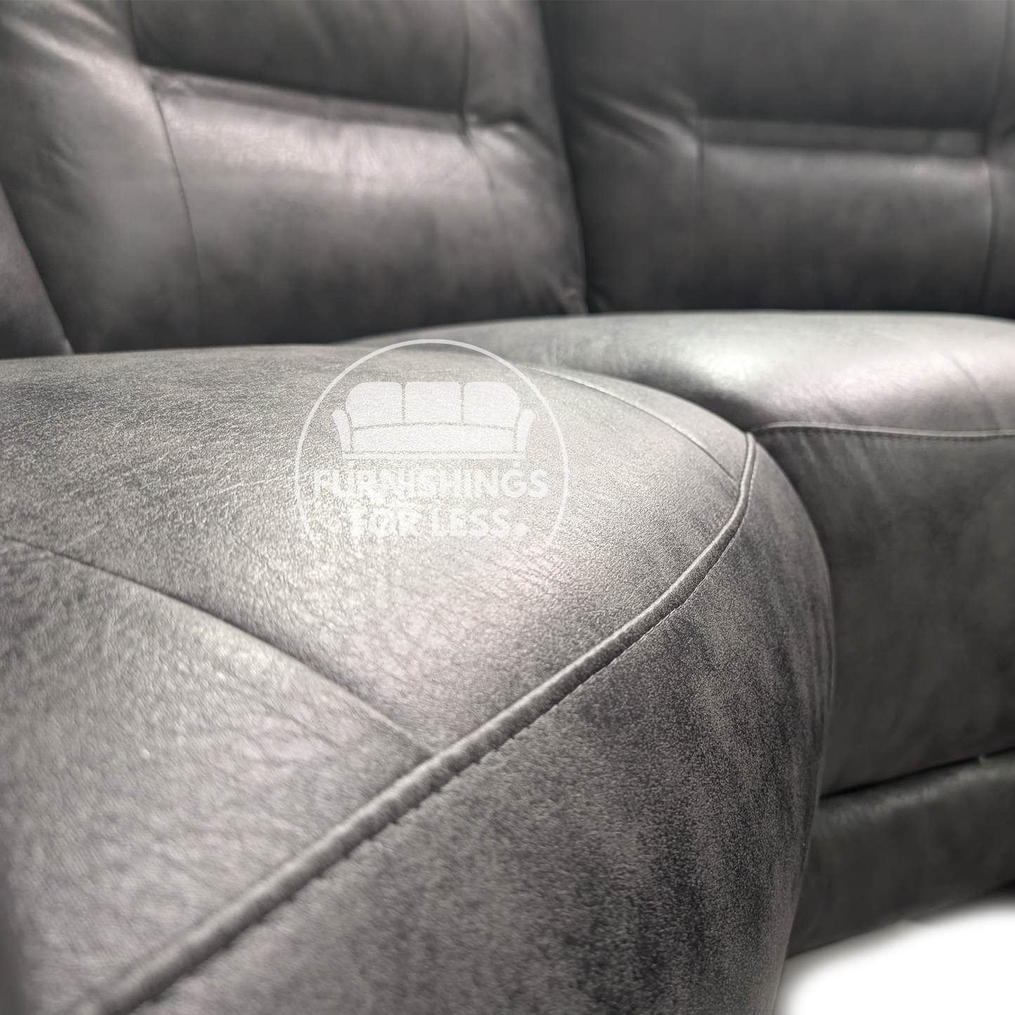 Zara Electric L Shaped 5 Seater Grey Reclining Corner Sofa