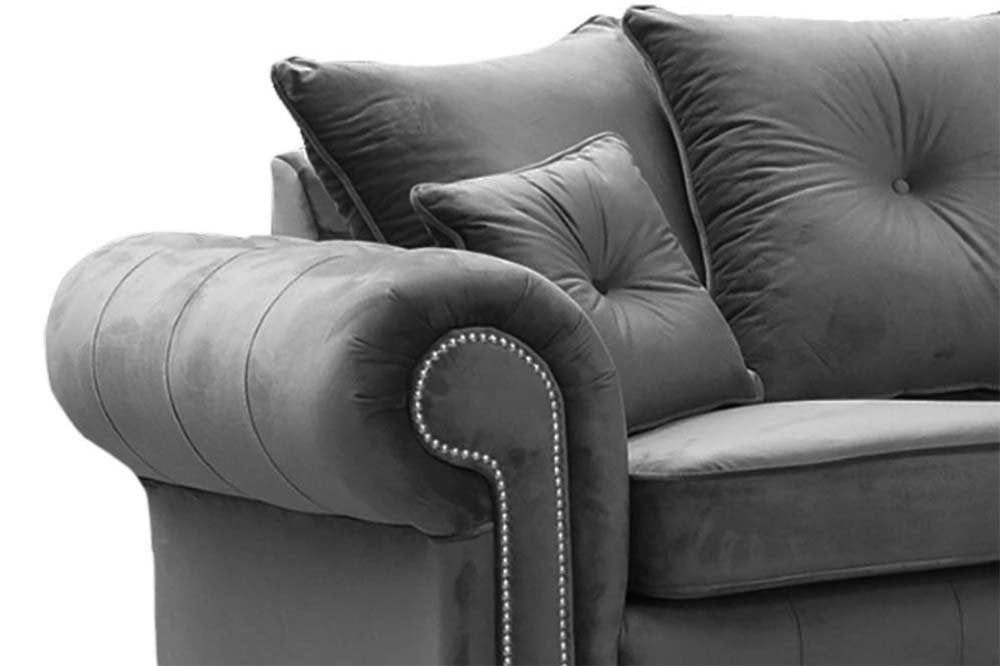 Zoey Grey Corner Sofa