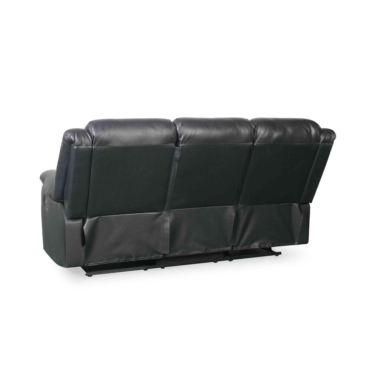 Cortland Leather Look 3 + 2 Sofa Suite Manual Reclining Black or Brown