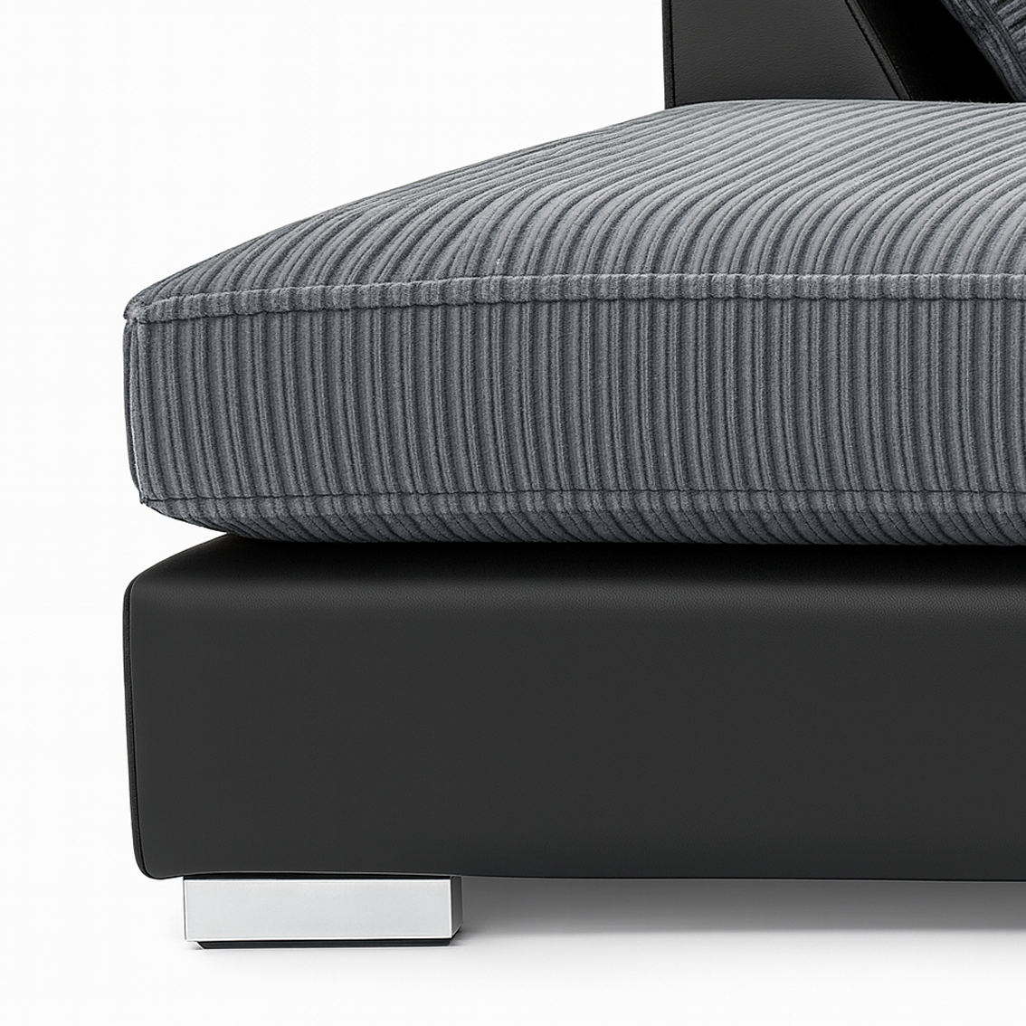 Bishop U-Shaped Jumbo Cord Sofa - Scatter Back