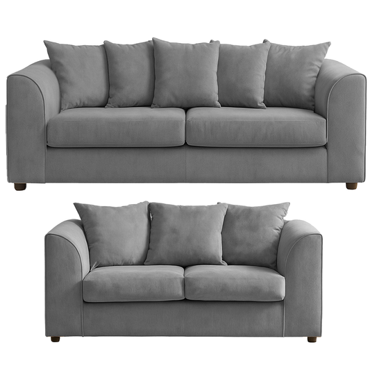 Casper Chenille Fabric Sofa Set