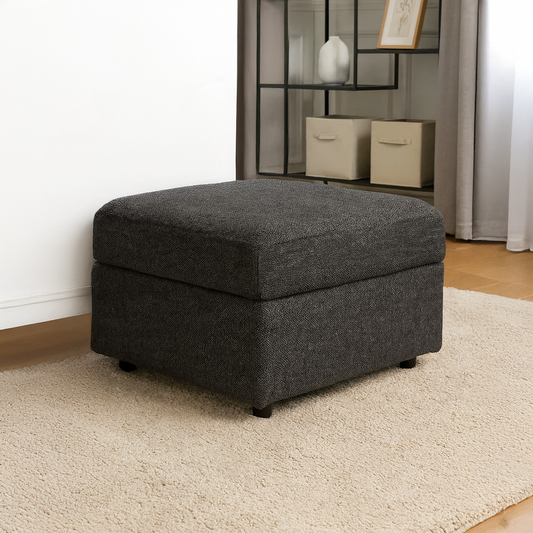 Wilcot Chenille Fabric Footstool