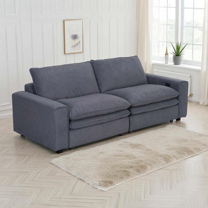 Finchley Cloud Electric 2 Seater Sofa Bed with Power Sliding Seats
