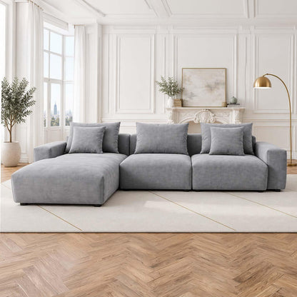 Mayfield Universal Corner Sofa with Reversible Chaise Beige or Grey