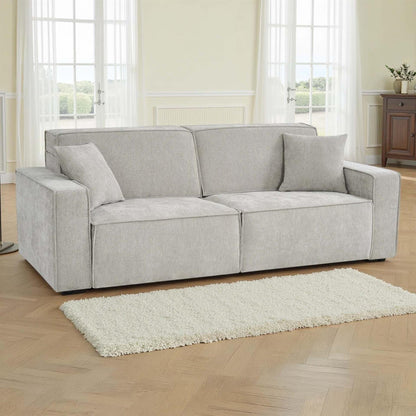 Huxley 3 Seater Electric Sofa Bed with Power Extension & Boxed Arms