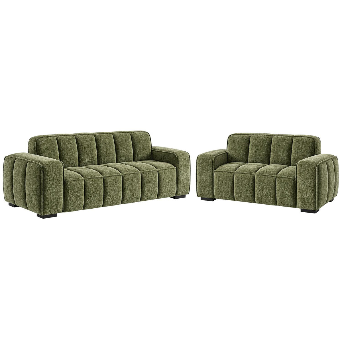 Preston 3 2 Sofa Suite Woven Fabric 2 Piece Set Beige Grey Olive