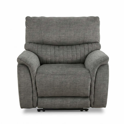 Hoxley Electric Reclining 3 Piece Sofa Suite 3 + 1 + 1 Charcoal