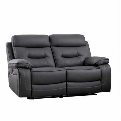 Renzo Grey Electric Recliner Sofa Suite 3+2+1 with USB Ports