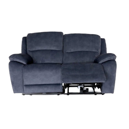 Bella Electric Reclining 2 Seater Sofa Ink Grey USB Charging
