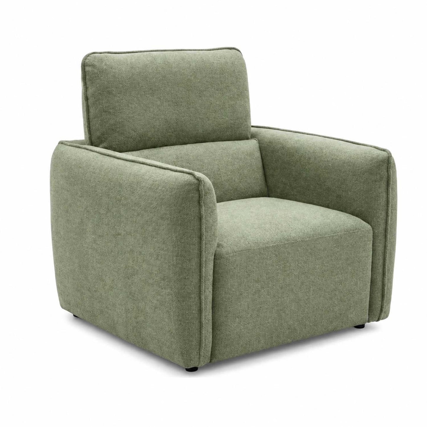 Ashcroft Armchair, Chenille Fabric, Charcoal, Green or Grey