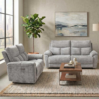 Kent Electric Reclining Sofa Suite 3 + 2 Lucy Dove Grey