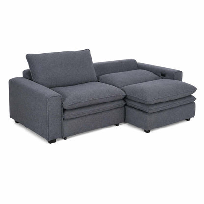 Finchley Cloud Electric 2 Seater Sofa Bed with Power Sliding Seats