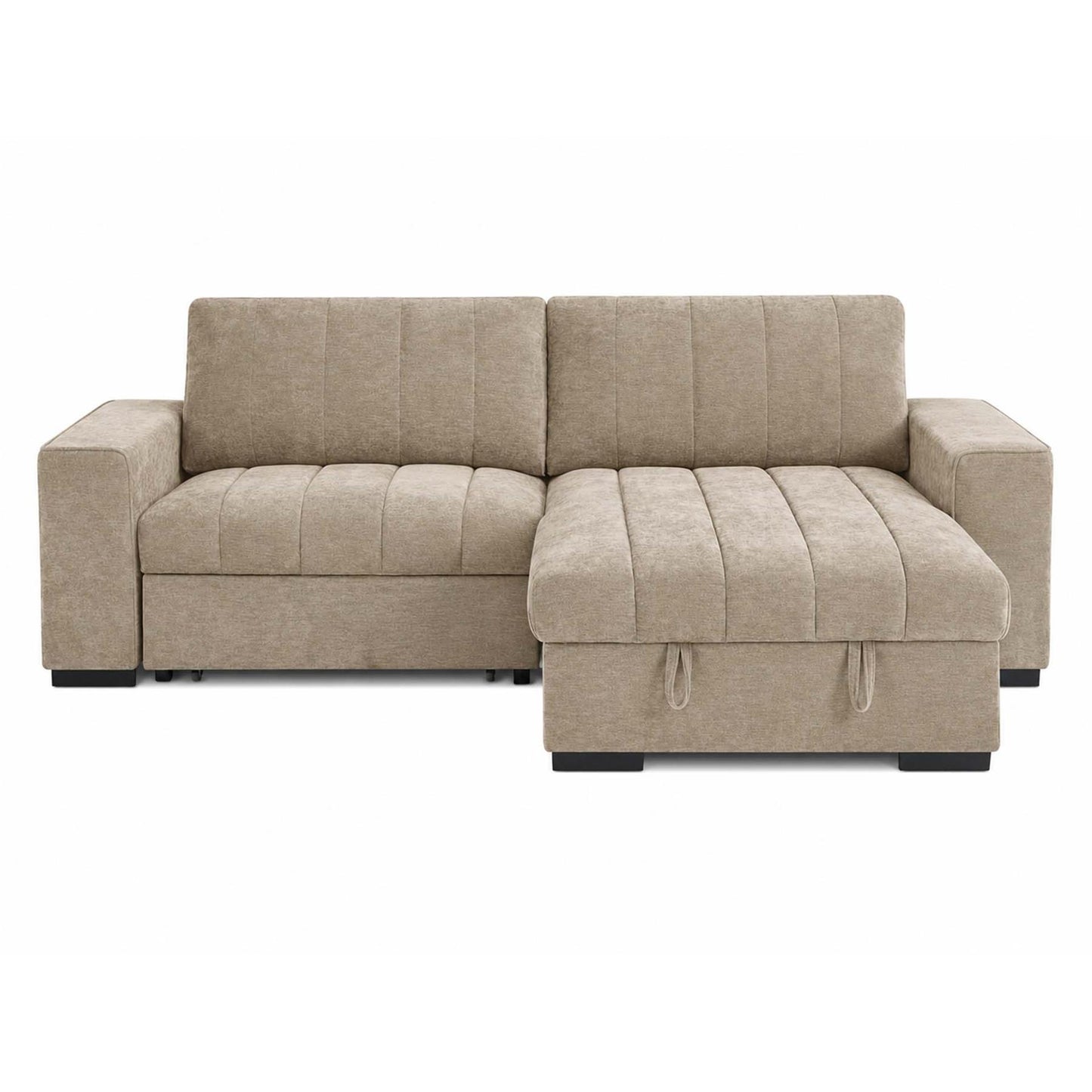 Frankie Universal Corner Sofa Bed with Storage USB & Cupholder