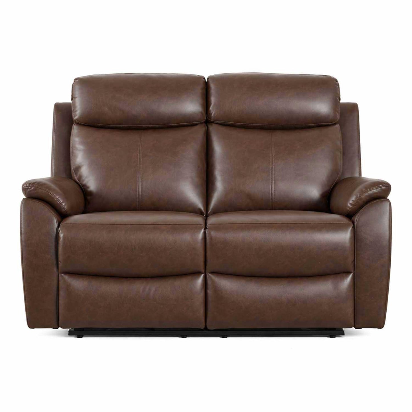 Ferndale 2 Seater Recliner Sofa Brown Leatheraire Manual