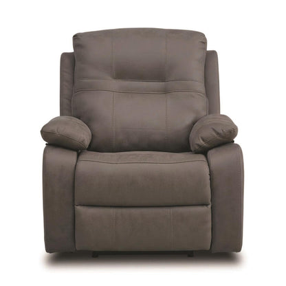 Jax Grey Fabric Electric Power Reclining Armchair Single Seater