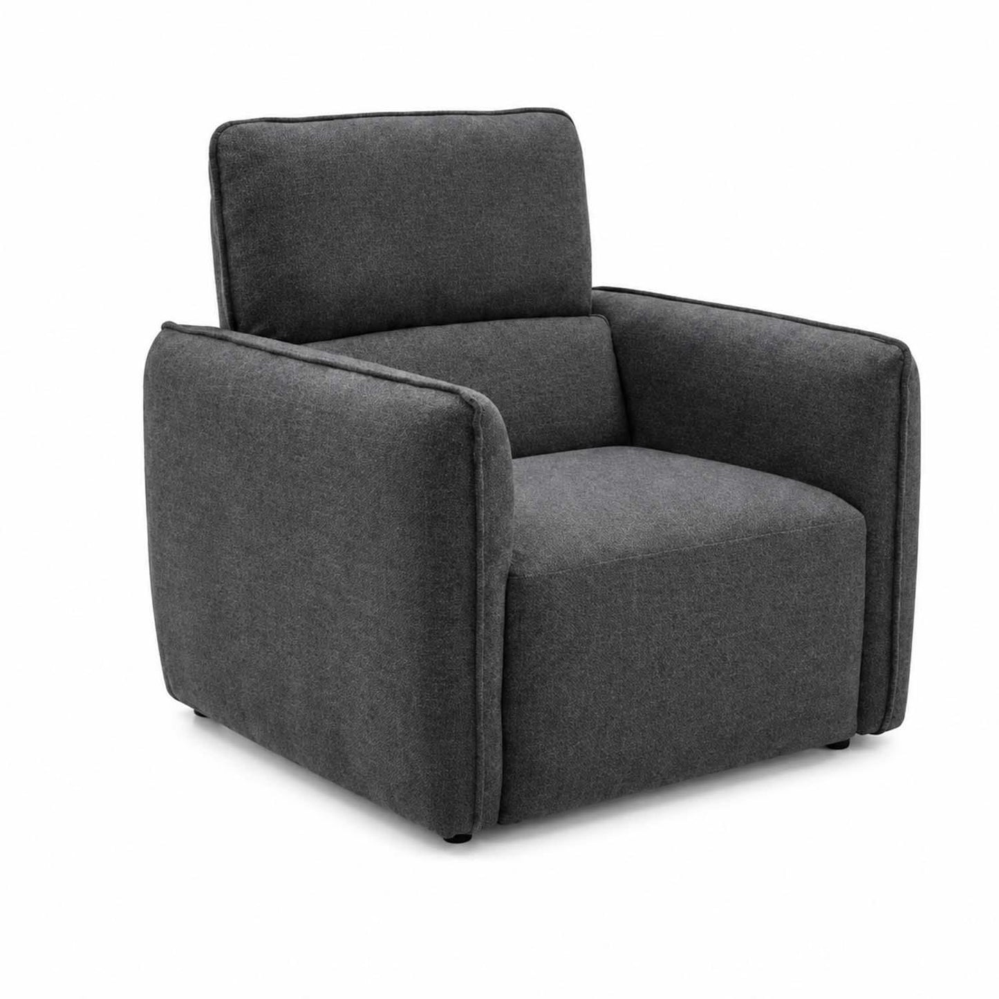 Ashcroft Armchair, Chenille Fabric, Charcoal, Green or Grey