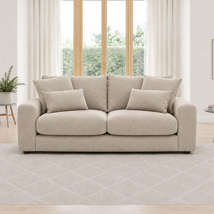 Juno 2 Seater Chenille Sofa with Removable Seat & Back Cushions
