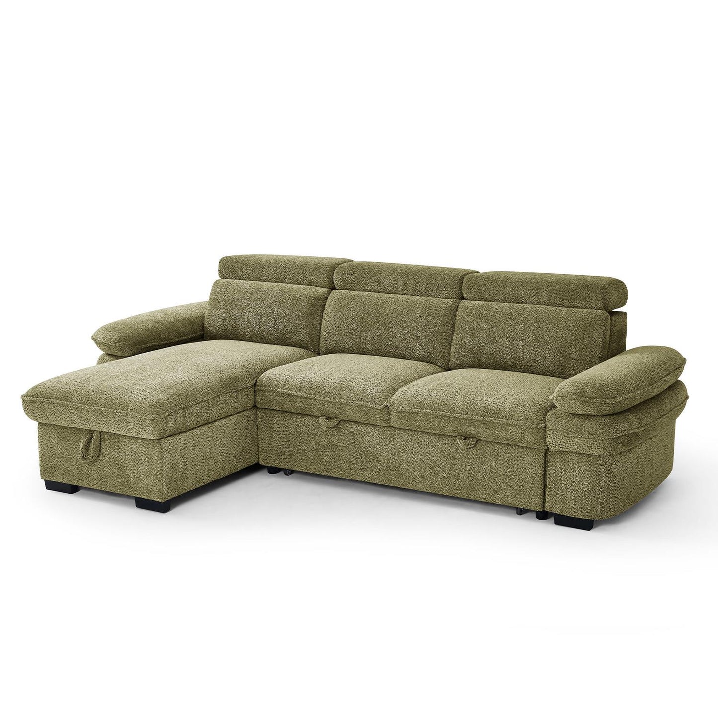 Blake Universal Corner 4 Seater Fabric Sofa Bed