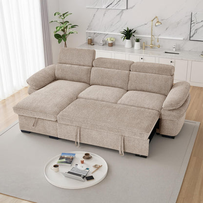 Blake Universal Corner 4 Seater Fabric Sofa Bed