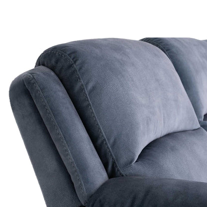 Bella Electric Reclining 3 Piece Sofa Suite 3 + 2 + 1 Grey