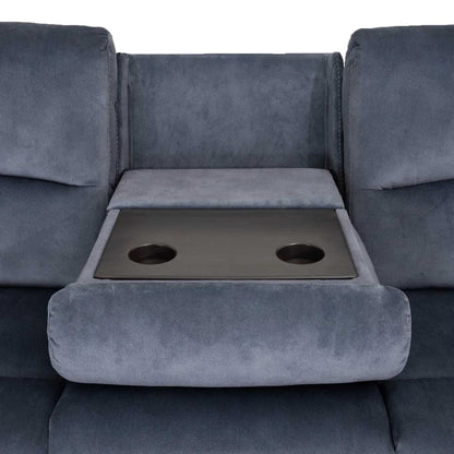 Bella Electric Reclining Sofa Suite 3 + 2 Ink Grey
