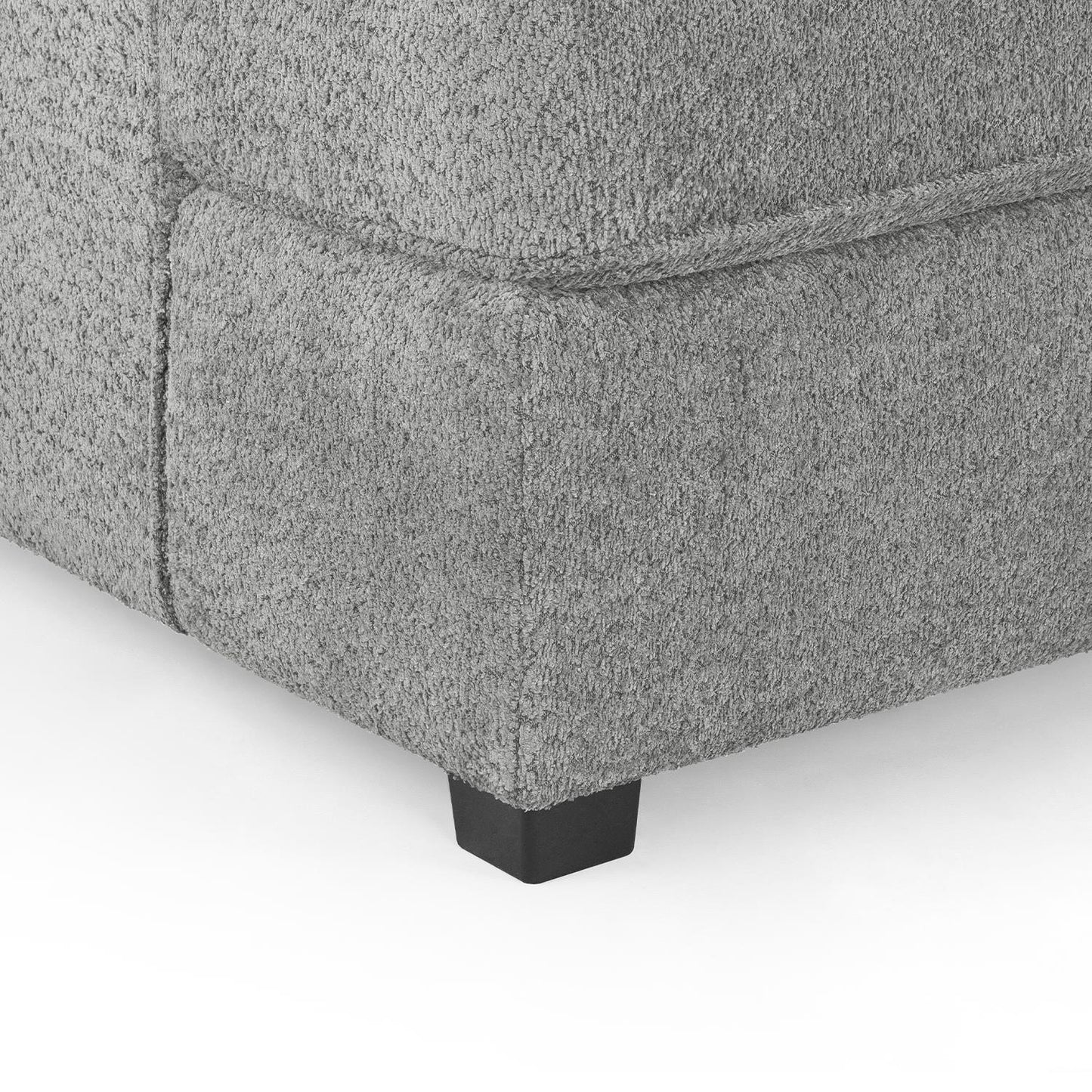 California Boucle Beige or Grey U shaped 6 Seater Sofa