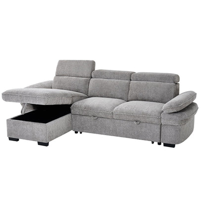 Blake Universal Corner 4 Seater Fabric Sofa Bed