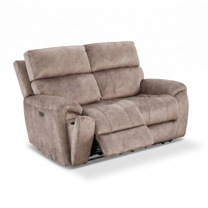 Valtos 2 Seater Electric Reclining Sofa Truffle or Grey