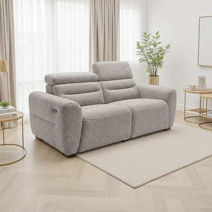 Thornton 3 Piece Electric Recliner Sofa Suite Boucle Beige or Grey