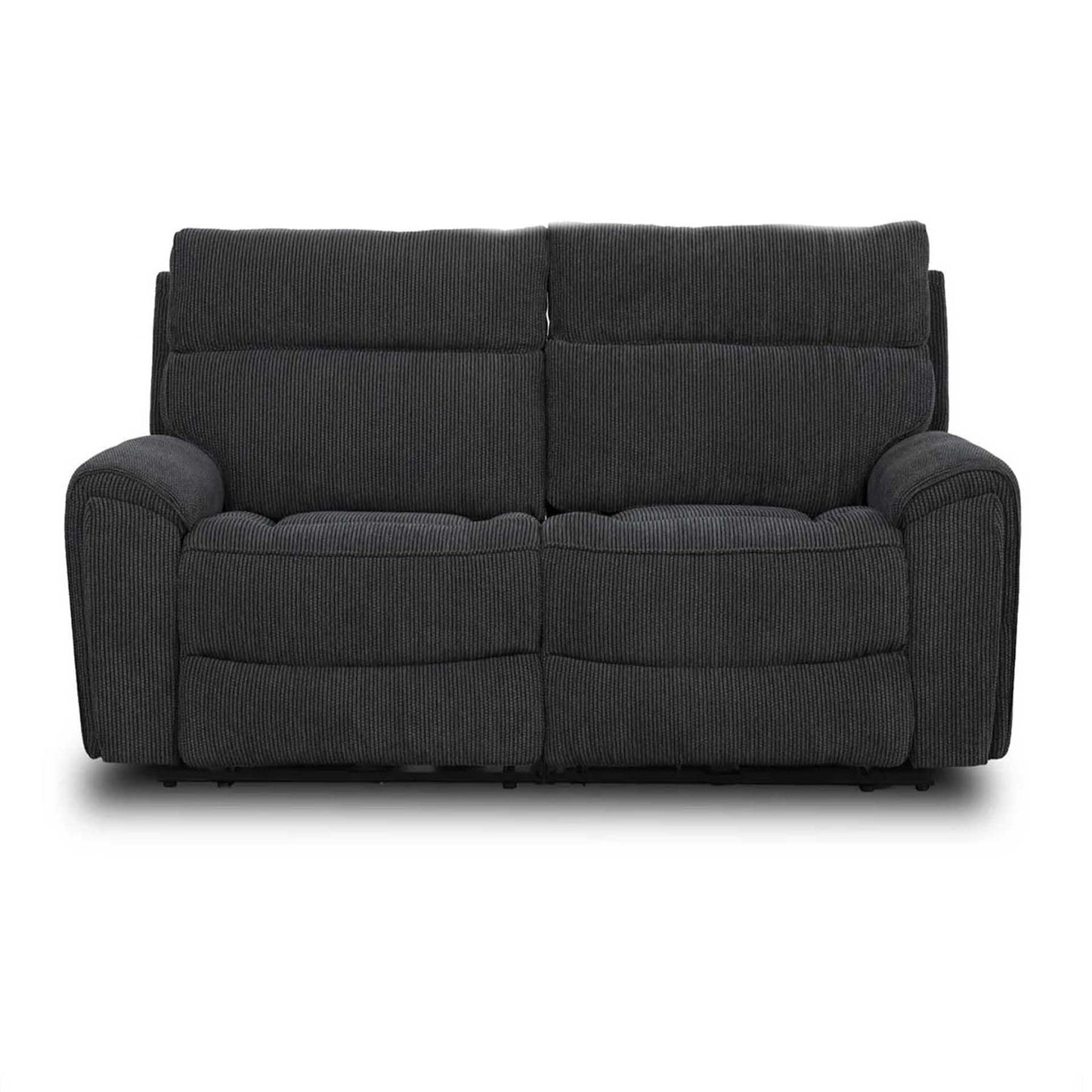 Lois Electric Reclining 3 Piece Sofa Suite 2 + 1 + 1 Black