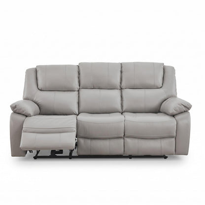 Knowle Electric Reclining 3 Seater Sofa Settee  Pisa Grey USB Charging