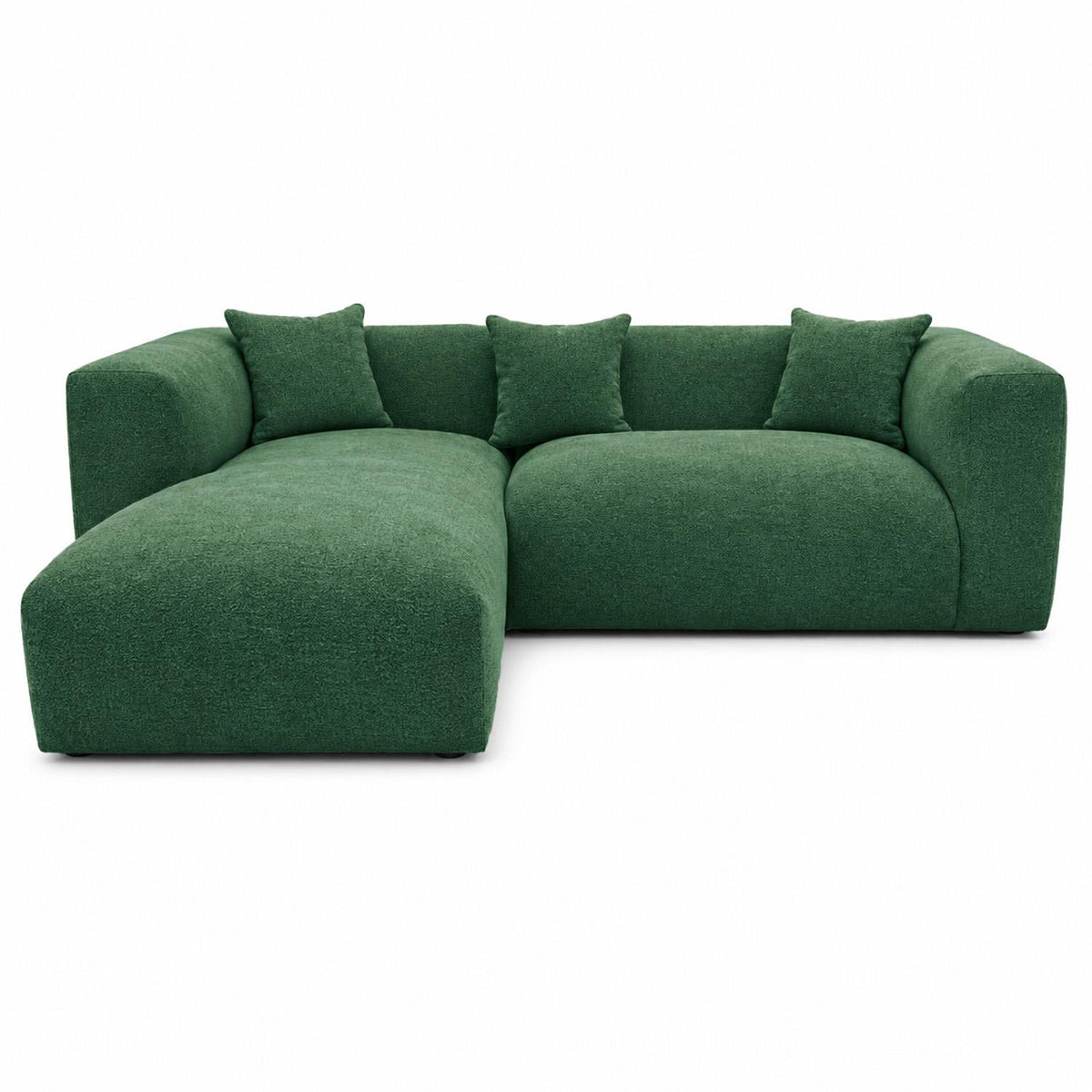Ely Cloud Chaise L-Shaped Corner Sofa, Linen Fabric, LHF or RHF