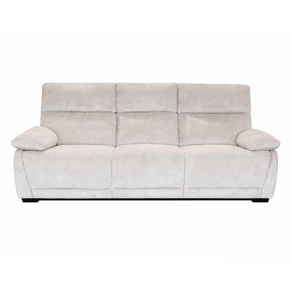 Piccadilly Electric Recliner Sofa 3 Seater Beige or Grey Fabric