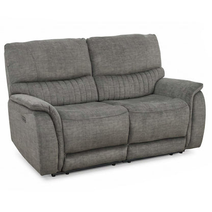 Hoxley Electric Reclining 3 Piece Sofa Suite 2 + 1 + 1 Charcoal