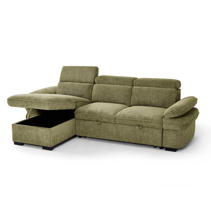 Blake Universal Corner 4 Seater Fabric Sofa Bed