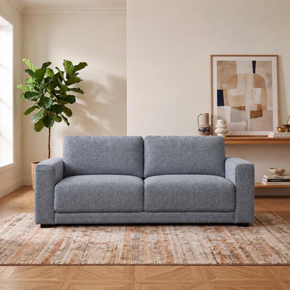 Melrose Woven Fabric 3 + 2 + 1 Three Piece Sofa Suite Beige or Grey