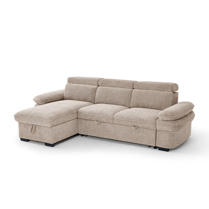 Blake Universal Corner 4 Seater Fabric Sofa Bed