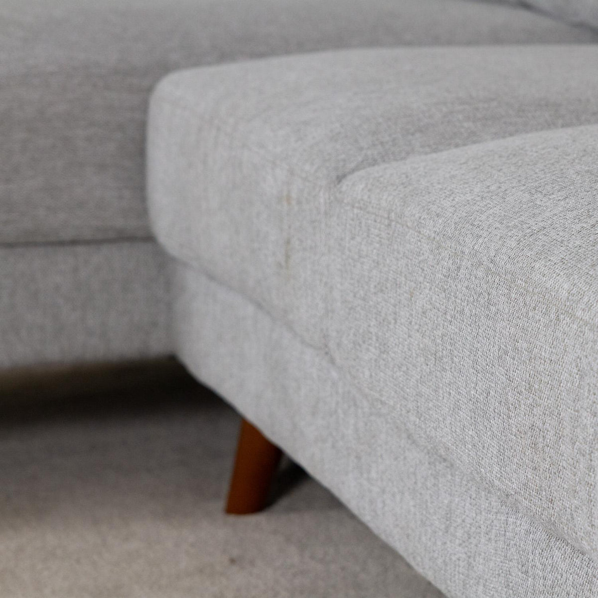 Jasper Universal Corner Sofa Reversible Chaise Dark Grey Grey Beige