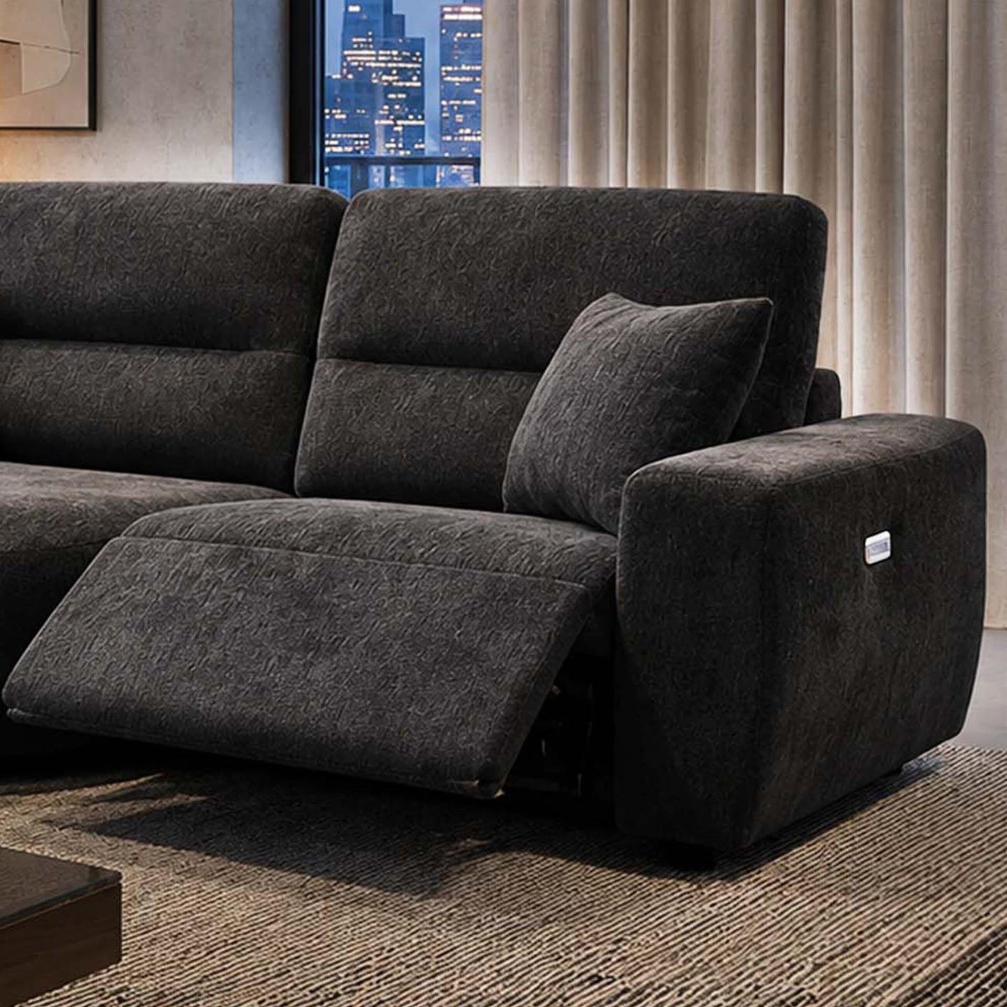 Denton Electric Recliner Chaise Sofa Left or Right Hand Facing