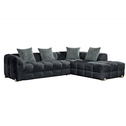 Geneva 5 Seater L Shaped Corner Sofa Right Hand Facing
