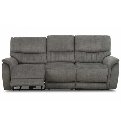 Hoxley Electric Reclining 3 Piece Sofa Suite 3 + 1 + 1 Charcoal