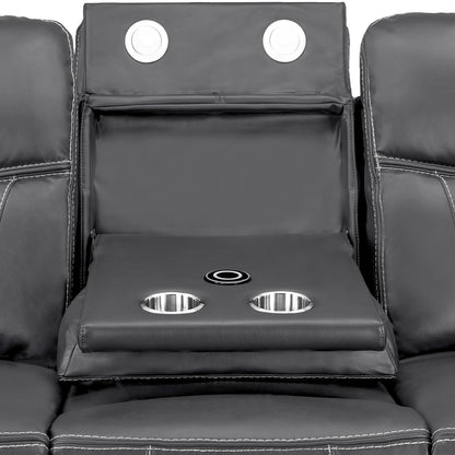 Orlando Leather 3 Piece Electric Reclining Sofas 3 + 1 + 1