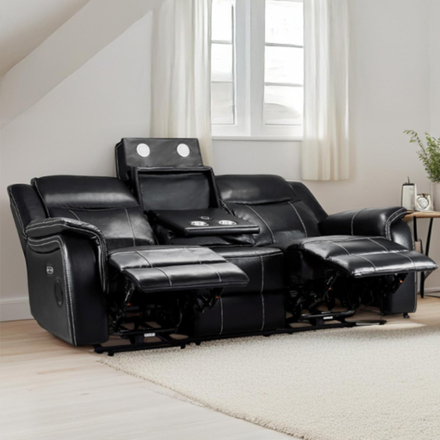 Orlando Leather 3 Piece Electric Reclining Sofas 3 + 1 + 1