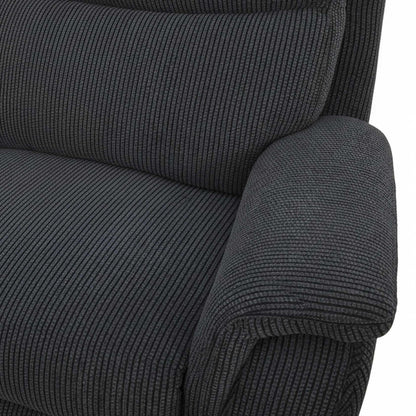 Maeve Electric Reclining Armchair Single Seater Midnight Black