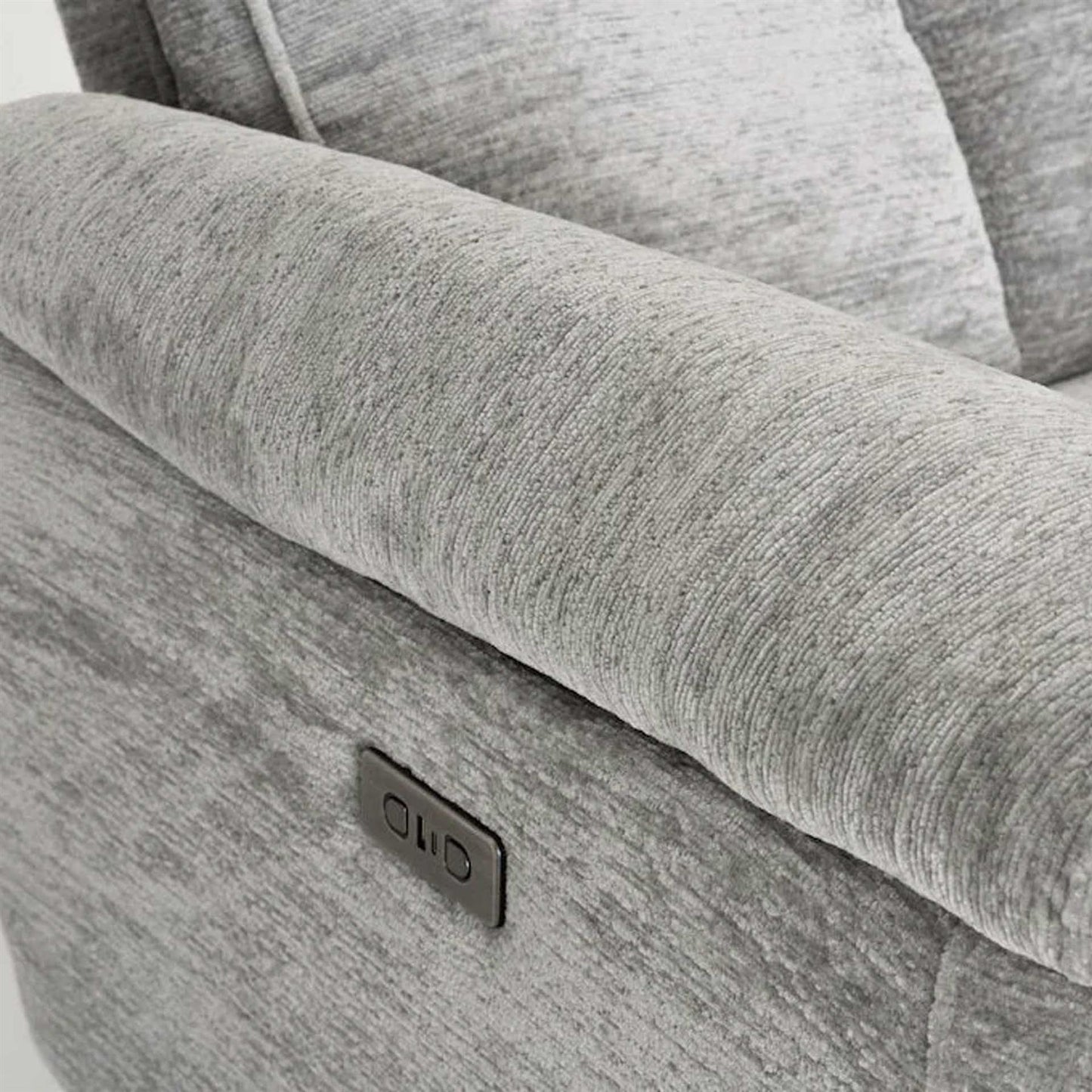 Kent Electric Reclining 3 Piece Sofa Suite 2 + 1 + 1 Grey