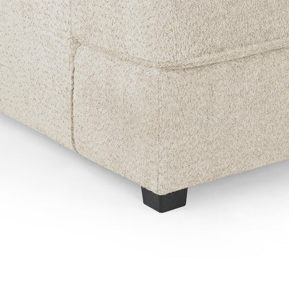 California Boucle Beige or Grey U shaped 6 Seater Sofa