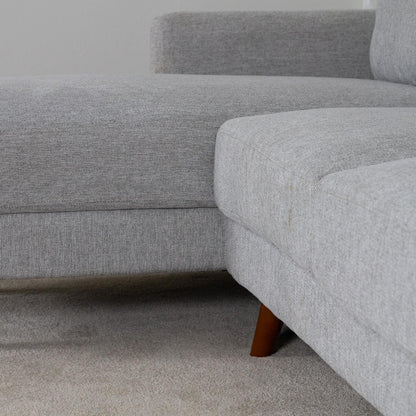 Jasper Universal Corner Sofa Reversible Chaise Dark Grey Grey Beige