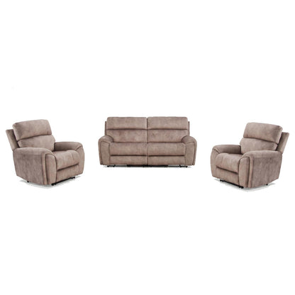 Valtos 3 + 1 + 1 Electric Recliner Sofa Suite Truffle or Grey